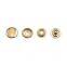 12mm 15mm 17mm 20mm Four Parts Metal Brass Fastener Press Snap Button for Clothes Jacket