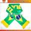 promotion printed Spain sport fan scarf,club scarf