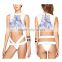 2016 Heat Transfer Print Swimming Suit For women