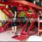 stationary hydraulic car scissor platform/car rotating platform