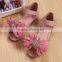 2015 New fashion girl shoes kids bow princess shoes children single shoes