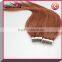 Brazilian virgin hair wholesale Tape-in hair extension pu skin weft seamless hair extension