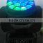 stage led wash moving head zoom function beam effect WASH BEAM ZOOM R G B W Color mixing DMX512 powercon in / powercon out
