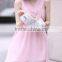 F10065A Summer fashion princess style sleeveless maternity dress for pregnant women