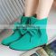 Plastic ankle length boots for women boots women 2015 made in China XT-DA0770