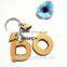 Wholesale keychain keyring and custom keychain Factory Direct Selling wood keychain