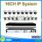 16 channel indoor/outdoor wireless ip camera cctv kit security system,1080P hd ip camera nvr system