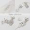 Cheap wholesale hollow sliver rhinestone bracelet ring A0064