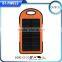 Outdoor 5000mah mobilr slim solar battery charger for phone case