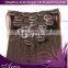 Alibaba supplier cheap 100% human hair clip in hair extension unprocessed brown peruvian human hair