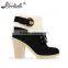 High quality high heel suede ankle boots women fashion 2015