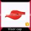 Custom made plastic sun visor cap wholesale, plastic sun visor cap,vintage visor cap