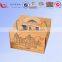 Wholesale cheap price brown kraft paper cake box