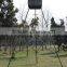 360 Degree Swivel Aluminum Hunting Tree Stand With Camo Blind/ Tripod Tree Stand