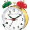 3.5 inches colorful metal case mechanical alarm clock