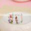 New arrival AAA zircon crystal hoop earings women accessories jewelry 2016