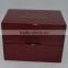 Handmade large capacity red wooden packaging boxes