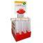 Cardboard material bottle display rack for cup promotion
