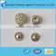 Handsome silver snap fasteners for coats