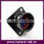 FQ14 multi pin male bulkhead electrical waterproof connector