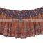 Wrap Skirt Sarong Printed Gypsy Cotton Wrap around skirt Open Waist