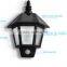 Waterproof Motion Sensor Outdoor Solar LED Light Wall Lamp Garden Path Landscape