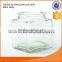 Clear different size square glass coffee bean storage jar with glass lid
