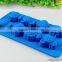 Xmas Santa Claus Silicon Chocolate Mousse Dessert Ice Cube Pudding Mold Tray