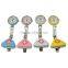 Unisex Triangle Clip-on Brooch Pendant Hanging Quartz Nurse Doctor Pocket Watch