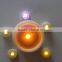white flower decal pillar aphlogistic led candles