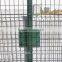 Green PVC euro style metal mesh fence