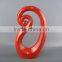 Home Decoration Electroplated Porcelain Wedding Couple Sculpture