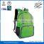 Melange polyester with front zipper pocket school backpack