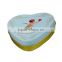 Small Heart shape tin box for Candy Packing
