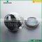 200ml Small transparent glass storage jar with metal lid wholesale