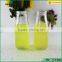 Cheap empty glass milk bottles juice bottle 300ml with metal lids