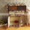 Cheap antique brown cabinet with folding ironing board