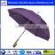 high quality OEM and ODM umbrella supplier offer comfortable wooden handle & shft umbrella with double layer