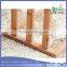 Houseware Single Pole Towel Rack Bamboo Towel Rack