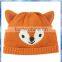 Fox Animal Knit Cotton Baby Hat/knit Baby Hat/cute Baby Hats