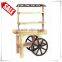 POP custom wooden merchandise cart display for retail stores