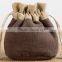 Jewelry storage bag linen drawstring bag OEM size and LOGO