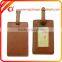 Promotinal Gifts Colored White Printing Genuine Leather Bag Tags