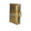 Wholesale price lightweight snap closure soft gold bookfolio card holders factory price