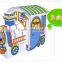 POP OEM CUSTOM Car Cardboard play house Corrugated paper play toy for kids indoor furniture