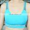 New custom nylon dry fit seamless padded fitness bra tube sport bra Yoga running