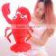 2016 New Design Cotton 65 CM Custom Stuffed Plush Shrimp Toys For Sale