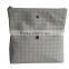 foldable cosmetic bag for women made in perforated PU leather