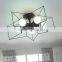 classic design iron led linear pendant light simple and modern pendant light for home decor/Gallary/coffee bar