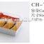 DISPOSABLE PS COOKIES BISCUIT SNACK PACKING BOX RECTANGULAR CONTAINER WITH LID WHITE COFFEE BLACK COLOR ECONOMIC CH70